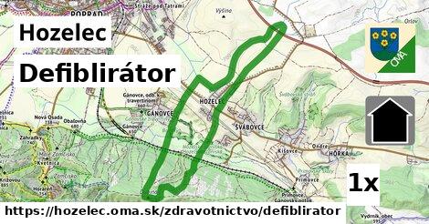 Defiblirátor, Hozelec