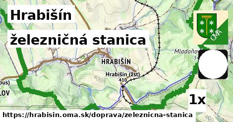 železničná stanica, Hrabišín