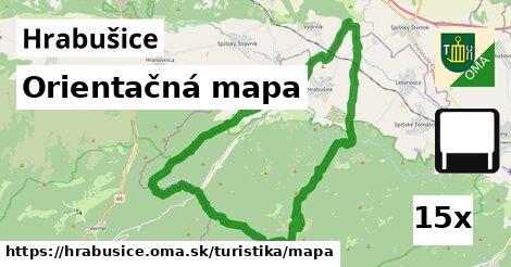 Orientačná mapa, Hrabušice