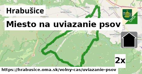 miesto na uviazanie psov v Hrabušice