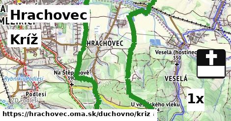 kríž v Hrachovec