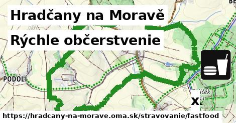 Všetky body v Hradčany na Moravě