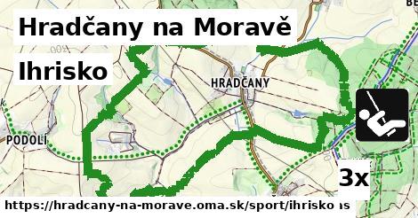 ihrisko v Hradčany na Moravě