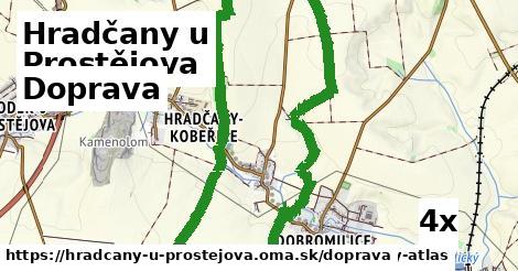 doprava v Hradčany u Prostějova