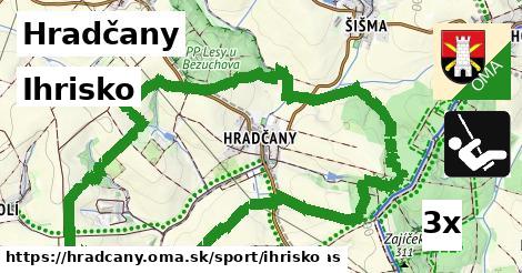 Ihrisko, Hradčany