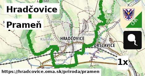 Prameň, Hradčovice