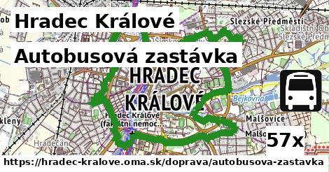 Autobusová zastávka, Hradec Králové