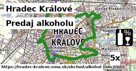 Predaj alkoholu, Hradec Králové