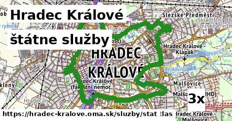 štátne služby, Hradec Králové