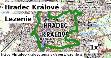 Lezenie, Hradec Králové