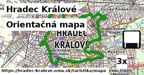 Orientačná mapa, Hradec Králové