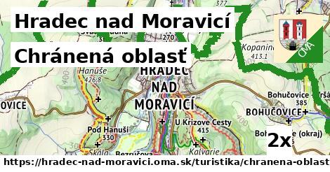 chránená oblasť v Hradec nad Moravicí