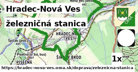 železničná stanica, Hradec-Nová Ves