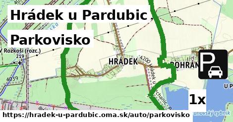 parkovisko v Hrádek u Pardubic