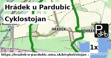 cyklostojan v Hrádek u Pardubic