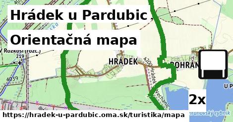 Orientačná mapa, Hrádek u Pardubic