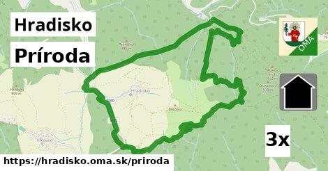 príroda v Hradisko