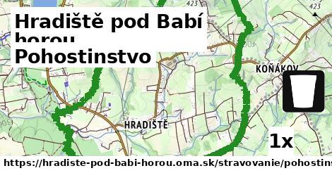 pohostinstvo v Hradiště pod Babí horou