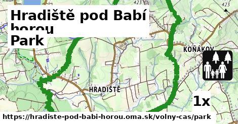 Park, Hradiště pod Babí horou