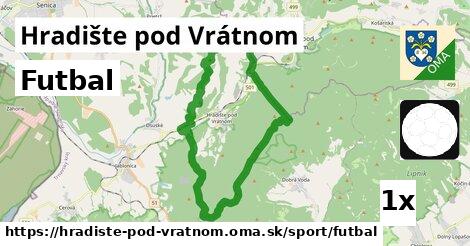 Futbal, Hradište pod Vrátnom