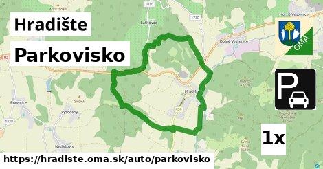 Parkovisko, Hradište