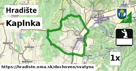 Kaplnka, Hradište