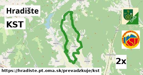 KST v Hradište, okres PT