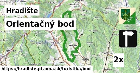 Orientačný bod, Hradište, okres PT