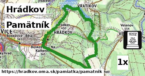 Pamätník, Hrádkov