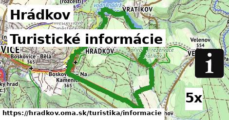 Turistické informácie, Hrádkov