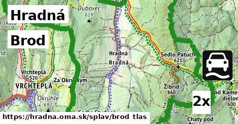 Brod, Hradná