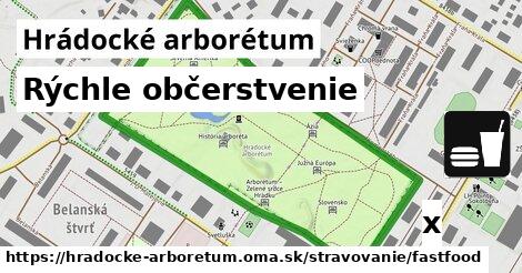 Všetky body v Hrádocké arborétum