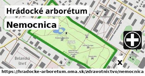 Nemocnica, Hrádocké arborétum