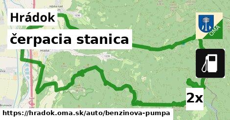 čerpacia stanica, Hrádok