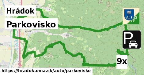 Parkovisko, Hrádok