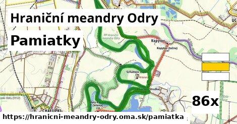 pamiatky v Hraniční meandry Odry