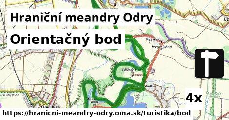 Orientačný bod, Hraniční meandry Odry