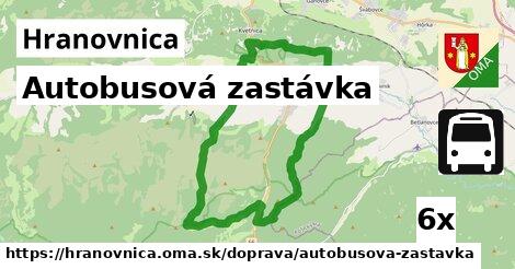 Autobusová zastávka, Hranovnica