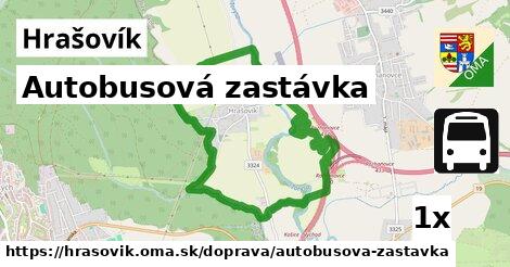 Autobusová zastávka, Hrašovík