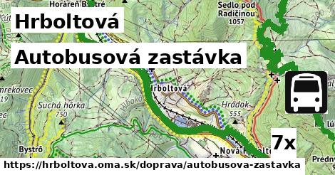 Autobusová zastávka, Hrboltová