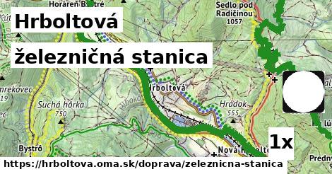 železničná stanica, Hrboltová