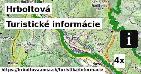 Turistické informácie, Hrboltová