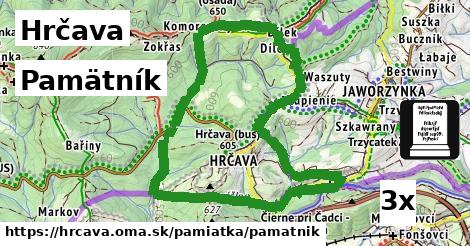 Pamätník, Hrčava