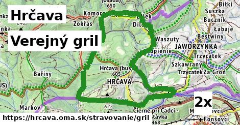 Verejný gril, Hrčava