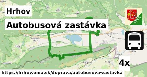 Autobusová zastávka, Hrhov