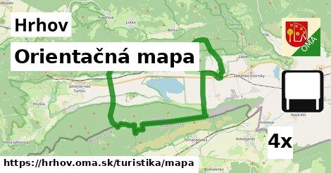 Orientačná mapa, Hrhov