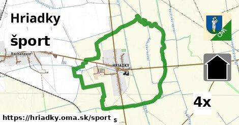 šport v Hriadky