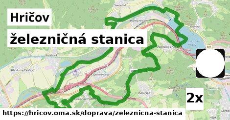 železničná stanica, Hričov