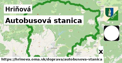 Autobusová stanica, Hriňová