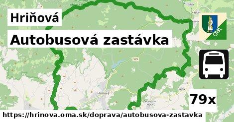 Autobusová zastávka, Hriňová